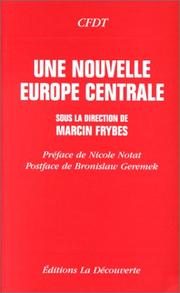 Cover of: Une nouvelle Europe centrale