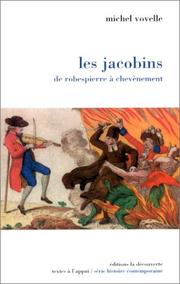 Cover of: Les Jacobins by Michel Vovelle