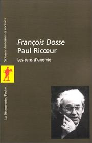 Cover of: Paul Ricoeur : Les sens d'une vie