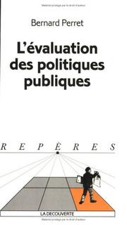 Cover of: L'Evaluation des politiques publiques