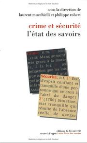 Cover of: Crime, délinquances, sanctions  by Laurent Mucchielli, Philippe Robert