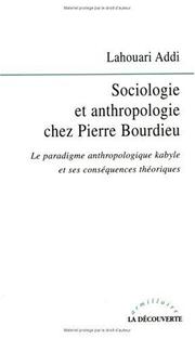 Cover of: Sociologie et Anthropologie