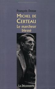 Cover of: Michel de Certeau