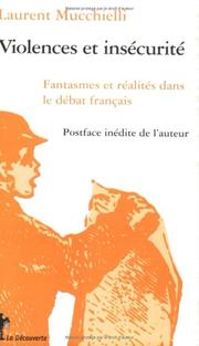 Cover of: Violences et insécurité