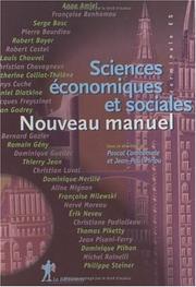 Cover of: Sciences Économiques et Sociales - SES, terminale, Bac ES (Nouveau manuel)