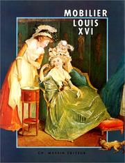 Cover of: Mobilier Louis XVI