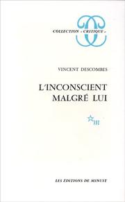 Cover of: L' inconscient malgré lui