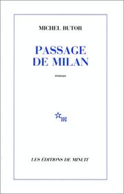 Cover of: Le Passage de Milan by Michel Butor