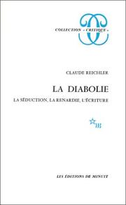 Cover of: La diabolie: La seduction, la renardie, l'ecriture (Collection "Critique")