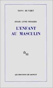 Cover of: L' enfant au masculin