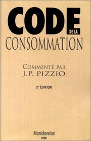 Cover of: Code de la consommation