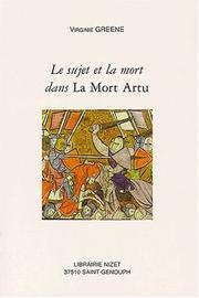 Cover of: Le sujet et la mort dans La mort Artu
