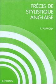 Cover of: Précis de stylistique anglaise