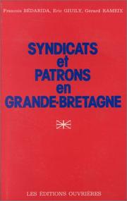 Cover of: Syndicats et patrons en Grande-Bretagne