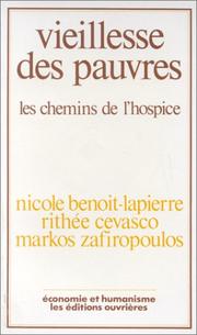 Cover of: Vieillesse des pauvres by Nicole Lapierre