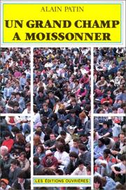 Cover of: Un grand champ à moissonner