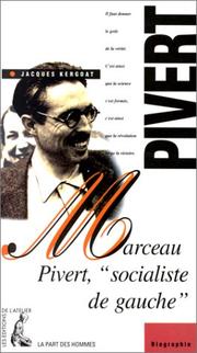 Cover of: Marceau Pivert by Jacques Kergoat