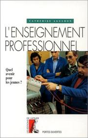 Cover of: L' enseignement professionnel: quel avenir pour les jeunes