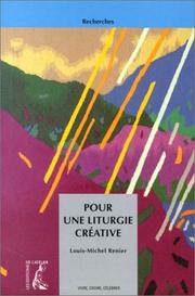 Cover of: Pour une liturgie créative