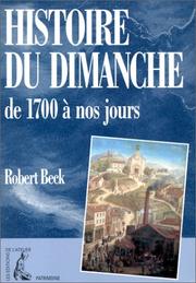 Cover of: Histoire du dimanche: de 1700 à nos jours