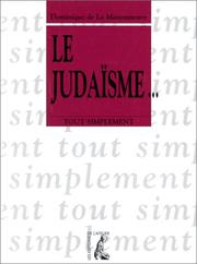 Cover of: Le judaïsme by Dominique de La Maisonneuve