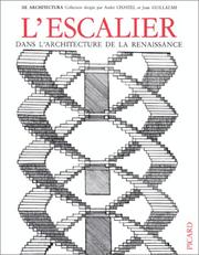 Cover of: L' Escalier dans l'architecture de la Renaissance by 