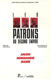 Cover of: Les Patrons du Second Empire