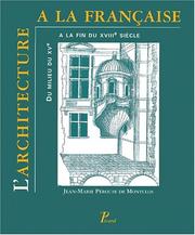 Cover of: L'architecture à la française