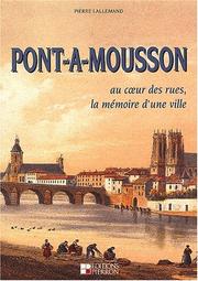 Cover of: Pont-à-Mousson by Pierre Lallemand