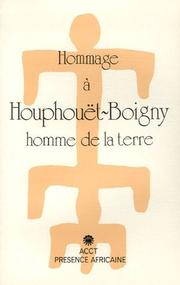 Cover of: Hommage a Houphouet-Boigny by 
