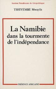 Cover of: La Namibie dans la tourmente de l'indépendance