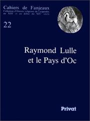 Cover of: Raymond Lulle et le pays d'Oc.