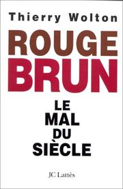 Cover of: Rouge-brun: le mal du siècle