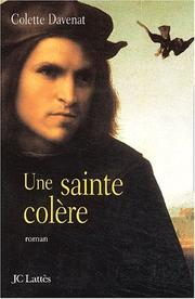 Cover of: Une Sainte colère