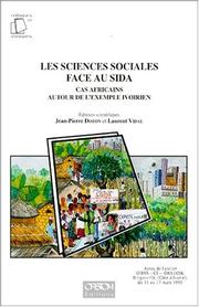 Cover of: Les sciences sociales face au Sida: cas africains autour de l'exemple Ivoirien