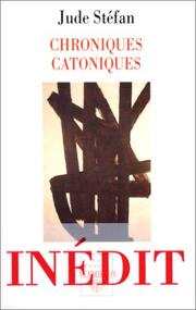 Cover of: Chroniques catoniques