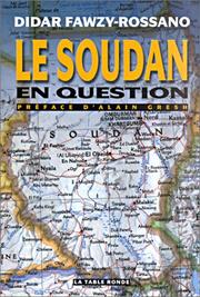 Cover of: Le Soudan en question