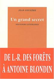 Un grand secret by Jean Fougère