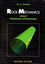 Cover of: Rock mechanics by Philippe A. Charlez