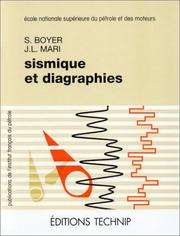 Cover of: Sismique et diagraphies by S. Boyer