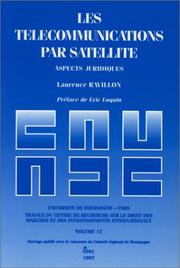 Cover of: Les télécommunications par satellite: aspects juridiques