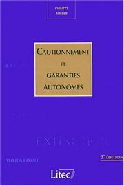 Cover of: Cautionnement et garanties autonomes