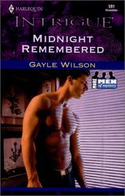 Cover of: Midnight Remembered (More Men Of Mystery) (Intrigue, 591)