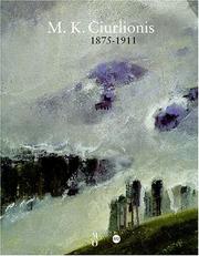 Cover of: M.K. Čiurlionis 1875-1911: Paris, musée d'Orsay, 8 novembre 2000-4 février 2001.