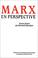 Cover of: Marx en perspective