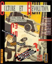 Cover of: Culture et révolution
