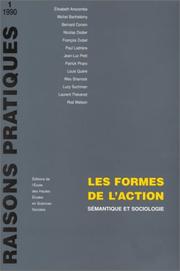 Cover of: Les Formes de l'action