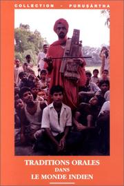Cover of: Traditions orales dans le monde indien
