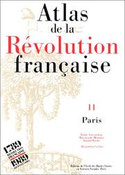 Cover of: Atlas de la Révolution française
