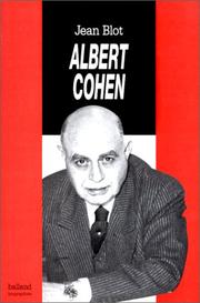 Albert Cohen by Blot, Jean